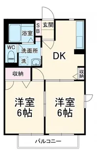 カーサモニーレ【1階】の間取り