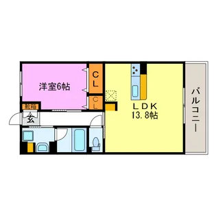 フォレ コリーヌ(Foret colline)【2階】の間取り