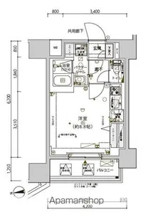 メインステージ南砂町II【2階】の間取り