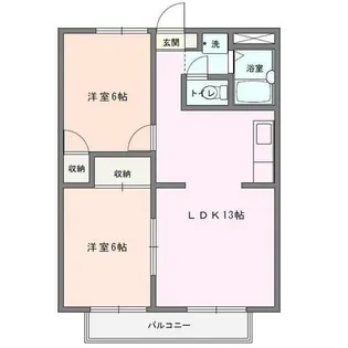 アルカディア湘南【1階】の間取り