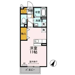 広島県呉市広古新開7【アパート】の間取り