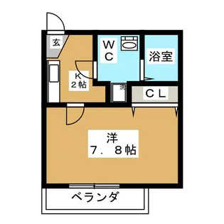 アークヒルズ戸塚【2階】の間取り