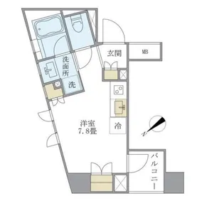 Brillia ist銀座東 【ブリリアイスト銀座東】【2階】の間取り