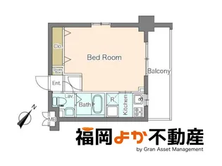 アール六本松駅前【4階】の間取り