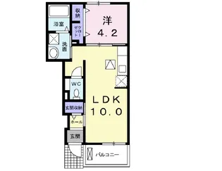 茨城県土浦市滝田1【アパート】の間取り