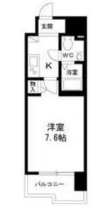エコロジー鶴舞レジデンス【2階】の間取り