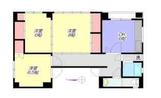 東京都新宿区早稲田鶴巻町【マンション】の間取り