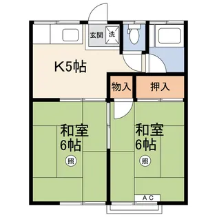 小藤田荘【1階】の間取り
