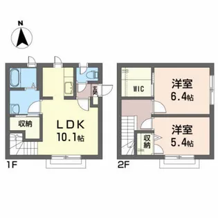 ディアス キタウラ【1階】の間取り