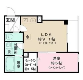 フィカーサ和泉【2階】の間取り