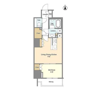 東京都墨田区緑3【マンション】の間取り