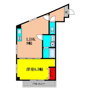 大阪府大阪市東淀川区下新庄6【マンション】の間取り