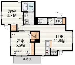 東京都練馬区南大泉4【マンション】の間取り