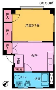 松井ビル【2階】の間取り