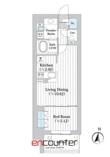アビティグランデ砧【4階】の間取り