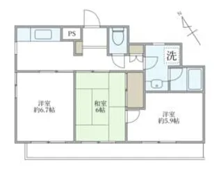 エスポワール21【2階】の間取り