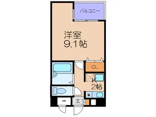 アーバネックス野田【8階】の間取り