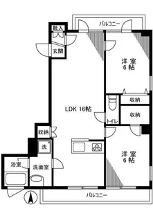 東京都江東区亀戸1【マンション】の間取り