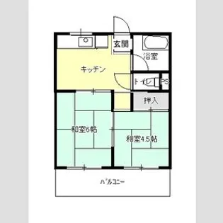 メゾンTAMAMI(珠実荘)【1階】の間取り