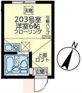 ユナイト大口スコティッシュロード【2階】の間取り