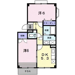 ハーモニーパーク【1階】の間取り