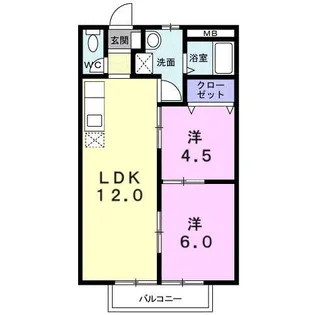 サンホーム【1階】の間取り
