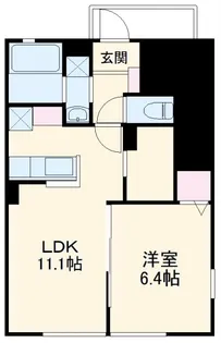 ソルジェンテ II【1階】の間取り