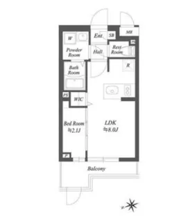 東京都世田谷区玉川台1【マンション】の間取り
