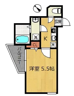 シンフォニー船橋【2階】の間取り