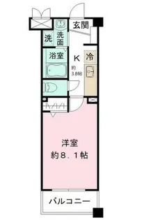 LEO伍拾伍番館【3階】の間取り