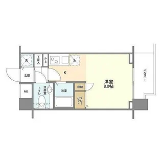 エクセリア九段【10階】の間取り