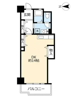 UR高見フローラルタウン五番街【7階】の間取り
