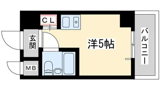 ソシオリバーハイツ【9階】の間取り