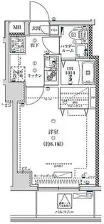 エスファルベ川口【4階】の間取り