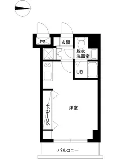 スカイコート両国壱番館【6階】の間取り