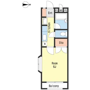 カーサ パッセロ【2階】の間取り