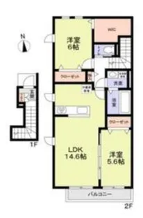 Lumiere II【2階】の間取り