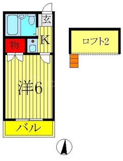 マーベラス柏【2階】の間取り