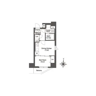 コンフォリア南千住【6階】の間取り