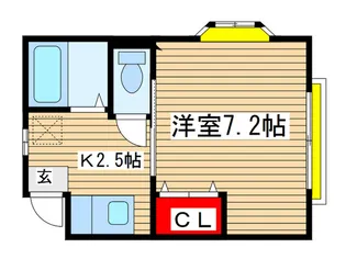 コーポふ美【2階】の間取り