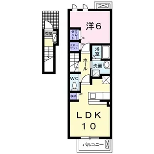 グラマシー・エスII【2階】の間取り