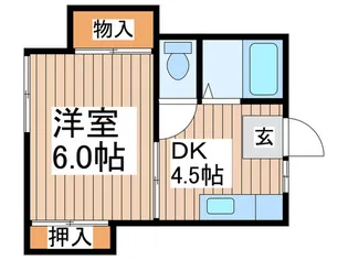 第二関東レジデンス【2階】の間取り