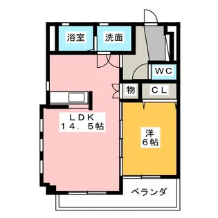 ボワ・デ・レーヴ【2階】の間取り