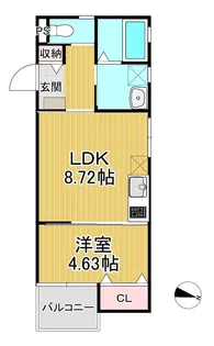 T-Regno野伏間(ティーレグノ野伏間)【3階】の間取り