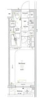 AXAS南蒲田アジールコート【4階】の間取り