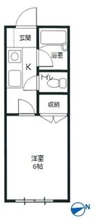 ニューウィング幕張【2階】の間取り