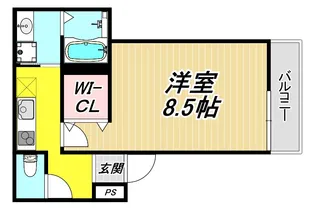 フジパレス尼崎立花III番館【2階】の間取り