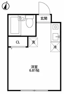 キャトルメゾン野方【1階】の間取り