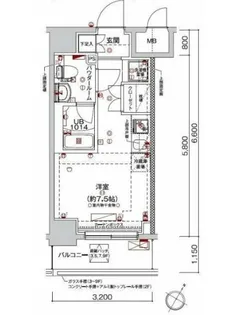 クラリッサ横浜フロード【5階】の間取り