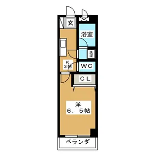 ビューラー長尾II【4階】の間取り